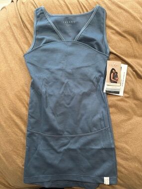 Lalabu Blue Maternity/Nursing Tank